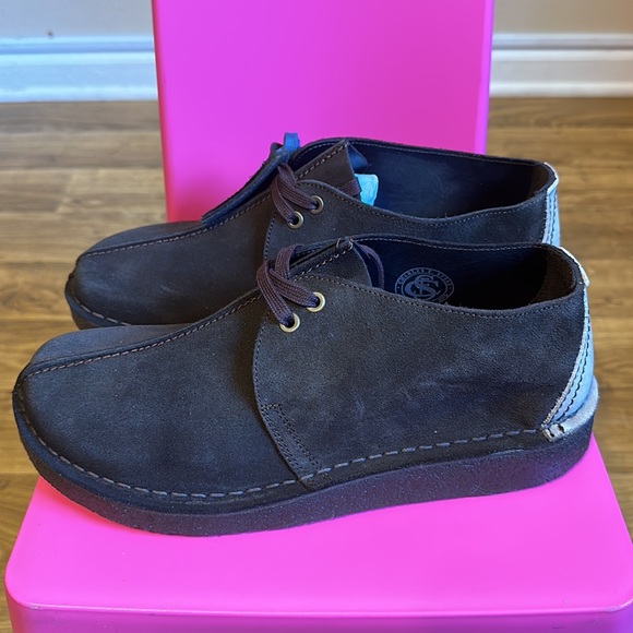 Clarks work shoes; Desert Trek Dark Brown - Picture 5 of 6